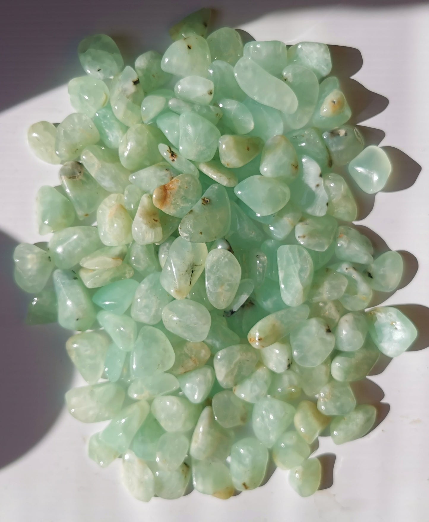 Tumbled Prehnite