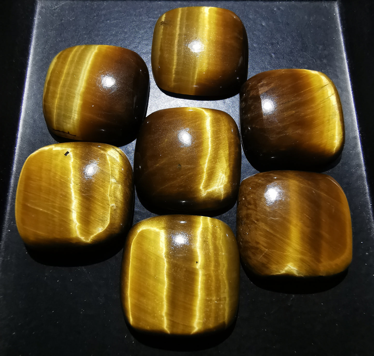 Tiger Eye Square 15x15 mm