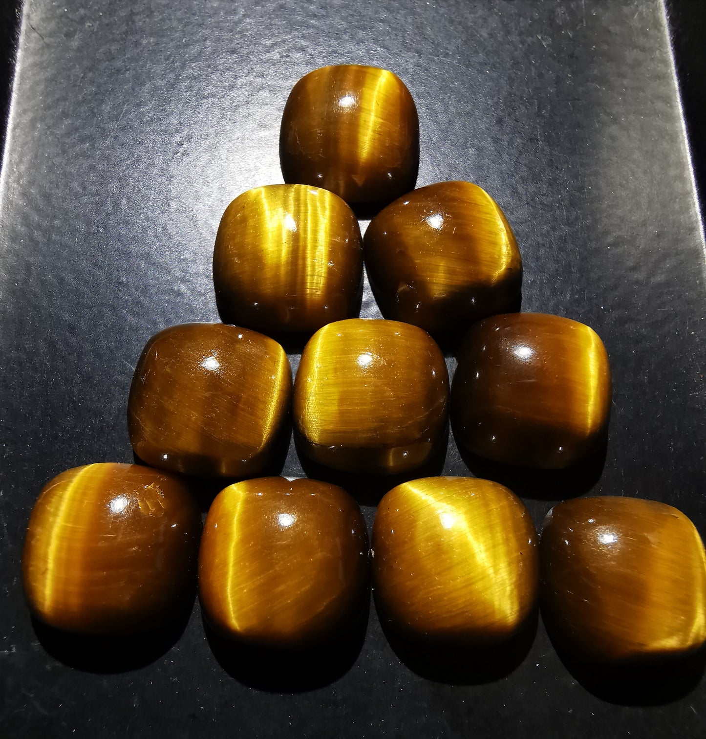 Tiger Eye Square 10x10 mm