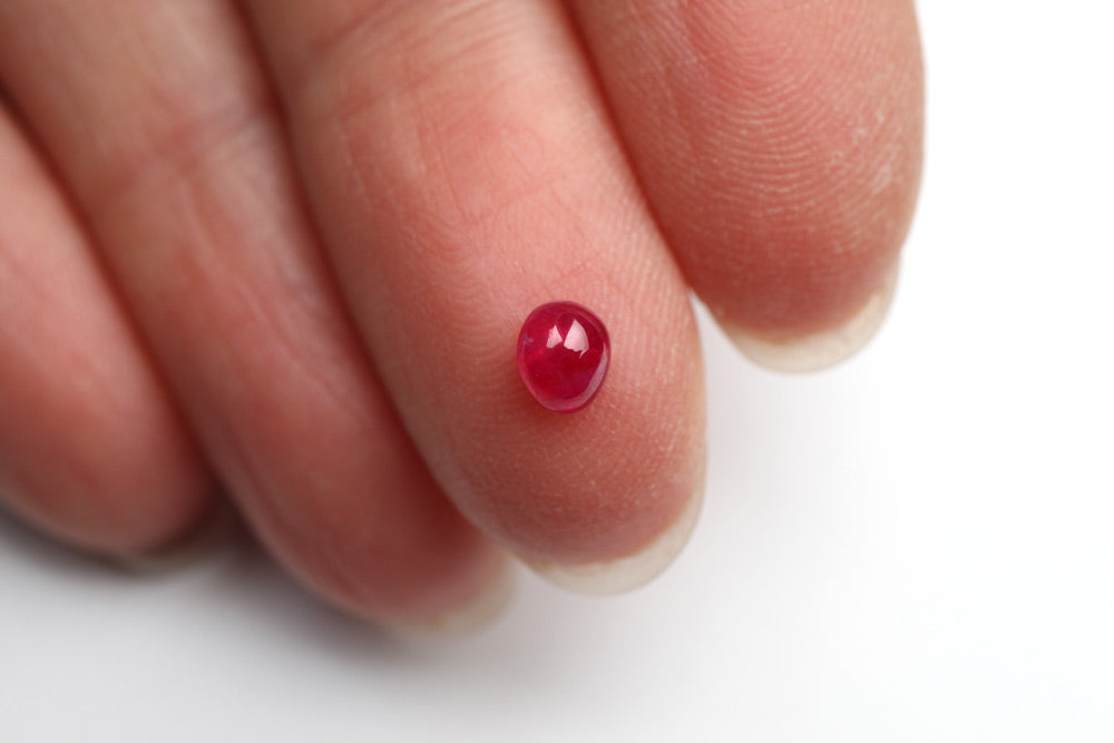 Ruby Cabochon Oval 0.47 ct