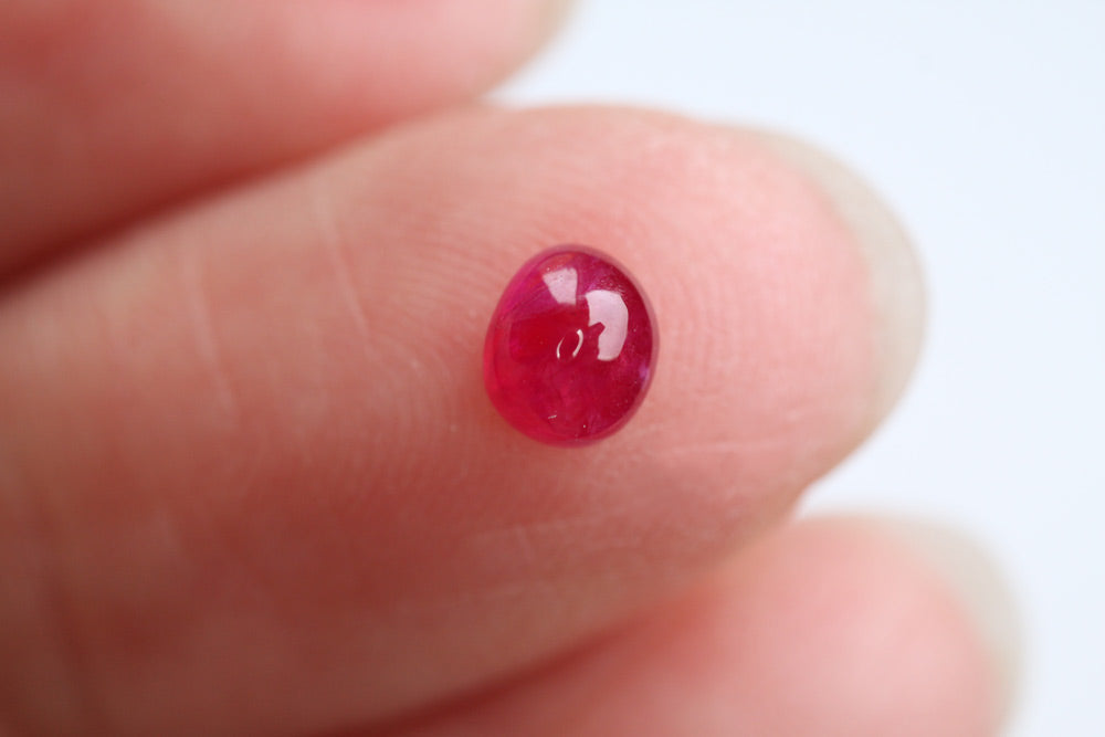 Ruby Cabochon Oval 0.47 ct