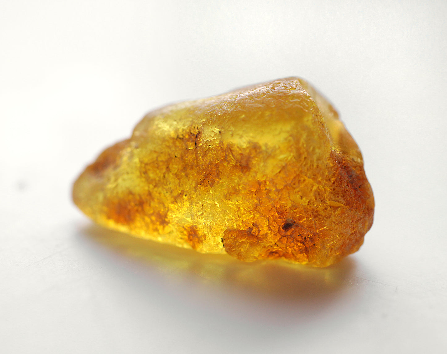 Rough transparent baltic amber