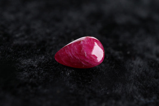 Ruby Cabochon Pear 2.45 ct