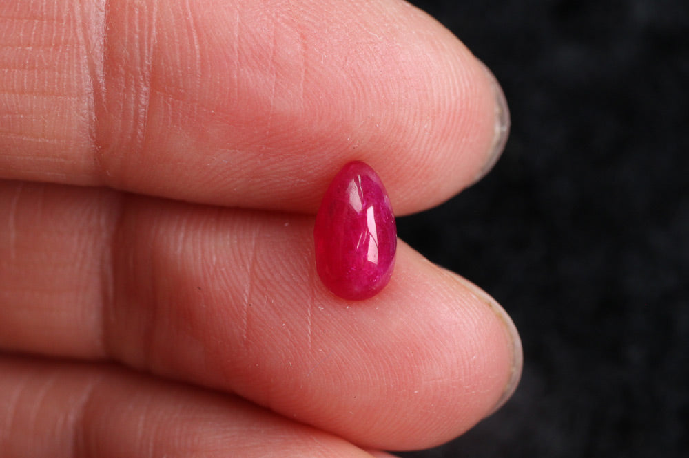 Ruby Cabochon Drop 1.3 ct