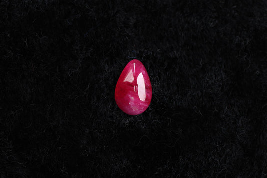 Ruby Cabochon Pear 0.85 ct