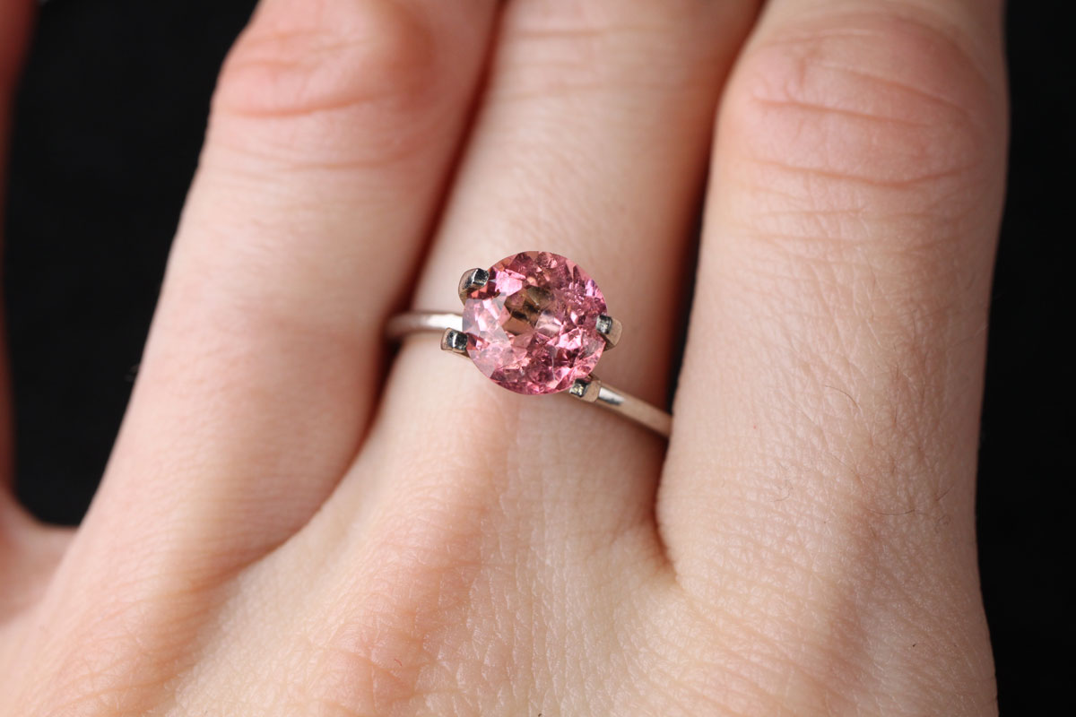 Pink Tourmaline Round 1.85 ct