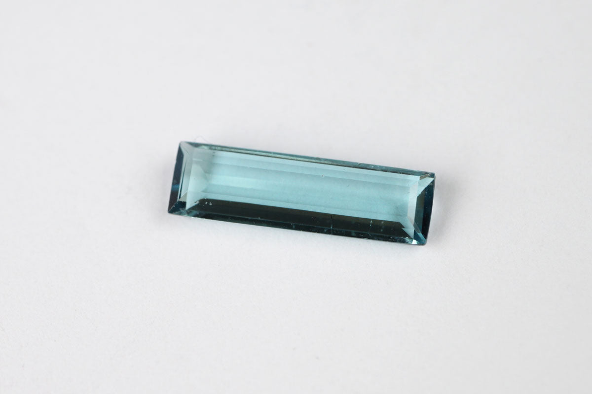Indicolite Tourmaline Baguette 0.8 ct