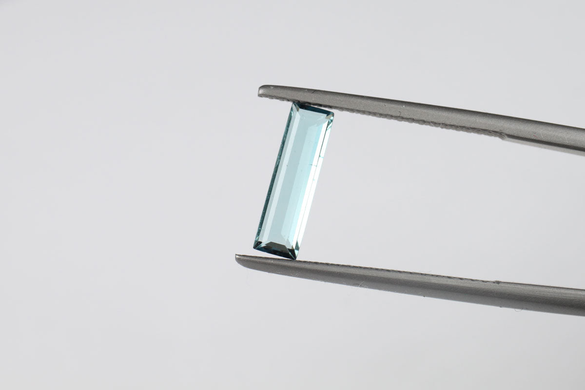 Indicolite Tourmaline Baguette 0.8 ct