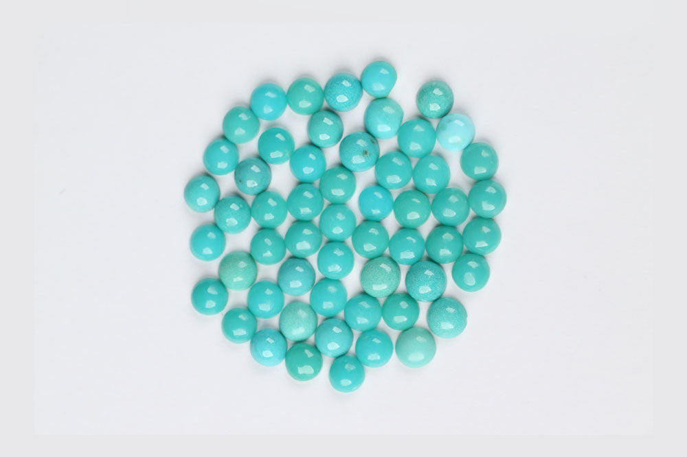 Turquoise Round 3.2-3.5 mm