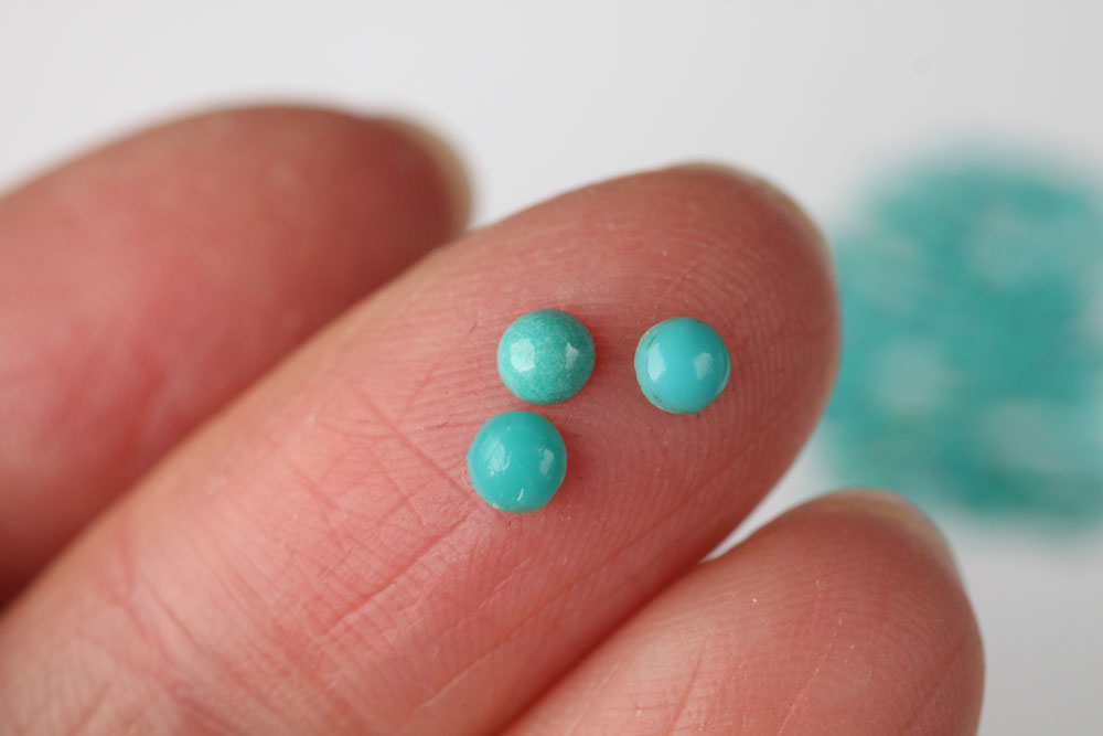 Turquoise Round 3.2-3.5 mm