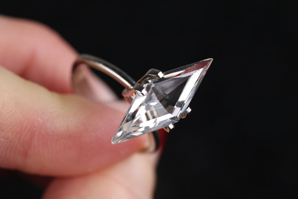 Rock Crystal Lozenge 3.1 ct