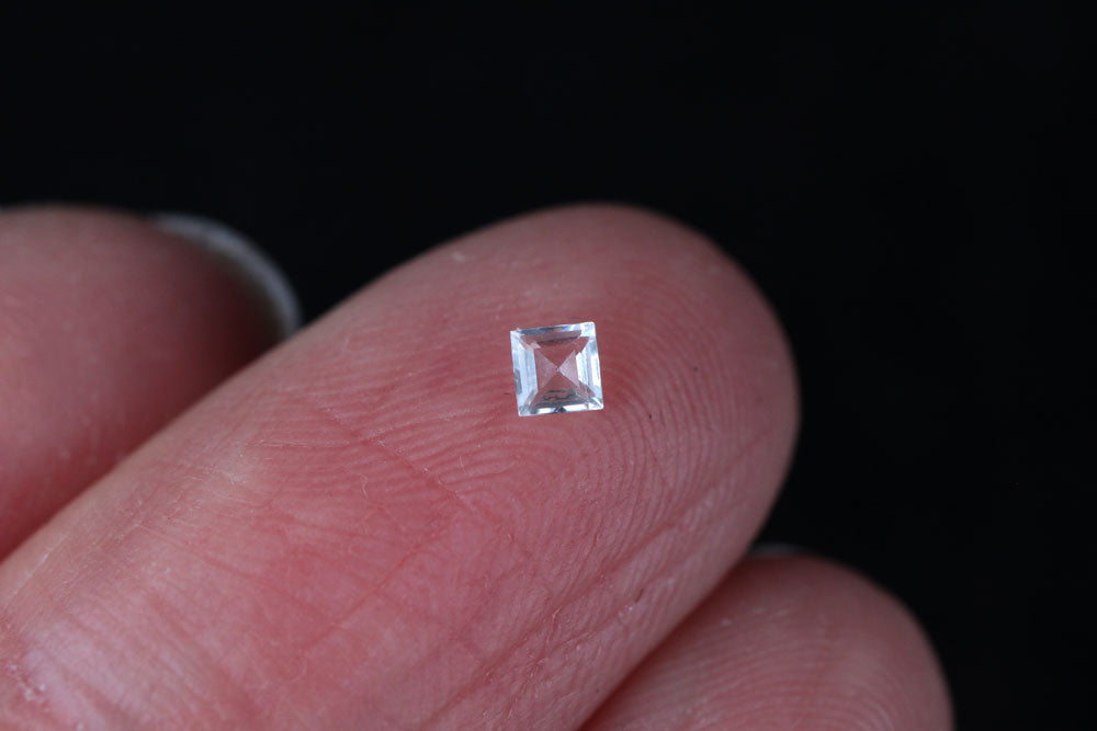 Rock Crystal Square 0.05 ct
