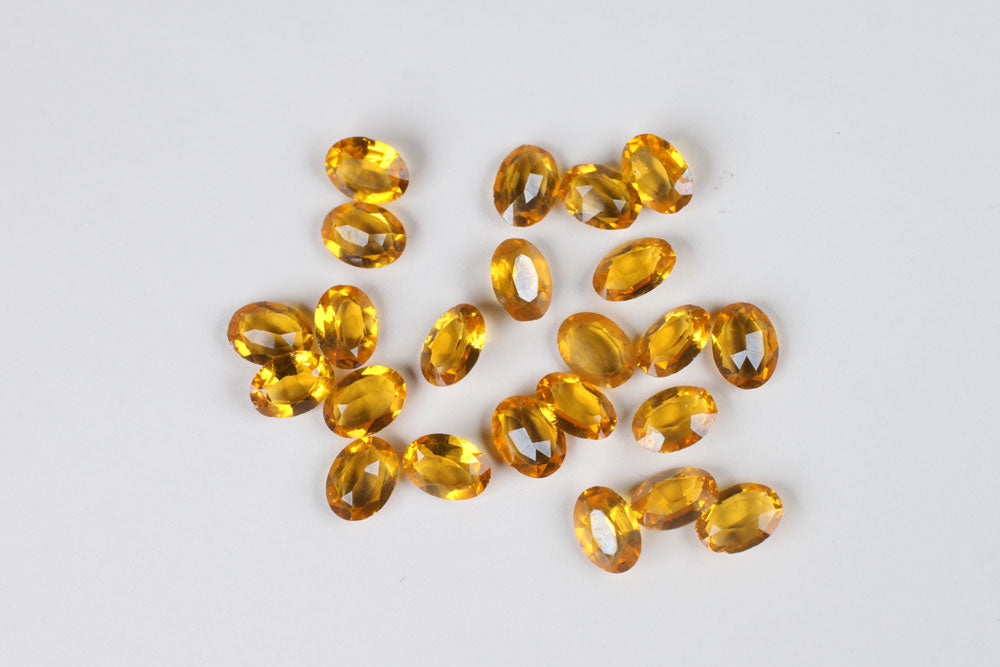 Citrine Oval 6x4 mm