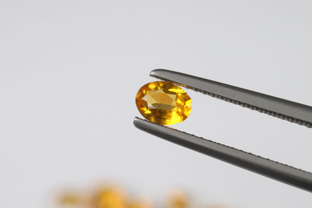 Citrine Oval 6x4 mm