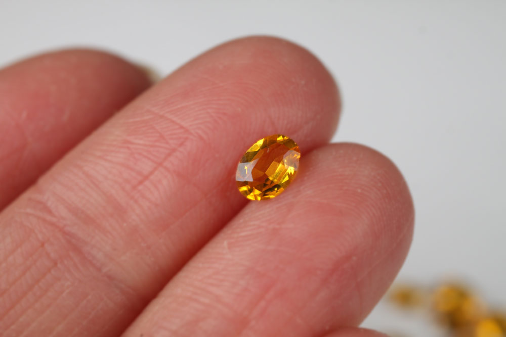 Citrine Oval 6x4 mm