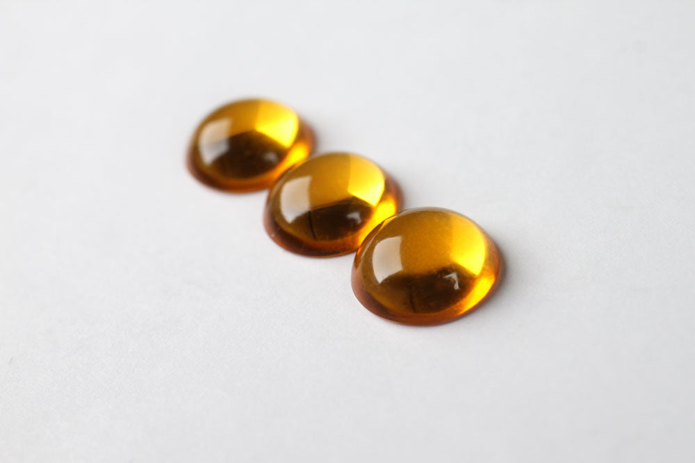Citrine Cabochon Round 10 mm Lot