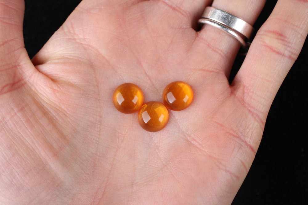 Citrine Cabochon Round 10 mm Lot