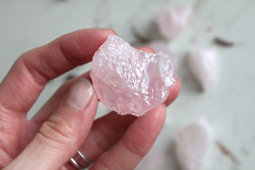 Rose Quartz rough