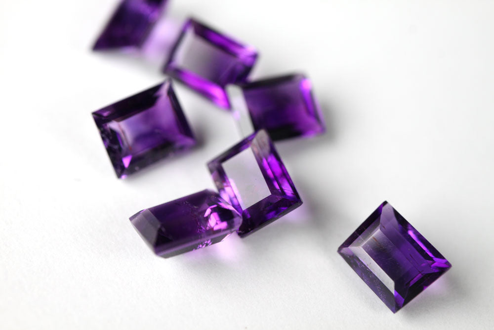 Amethyst Rectangle 5x4 mm