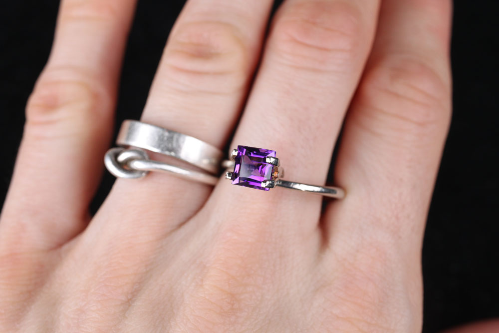 Amethyst Square 6x6 mm