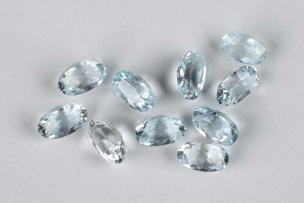 Aquamarine Oval 5x3 mm