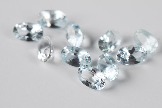 Aquamarine Oval 5x3 mm