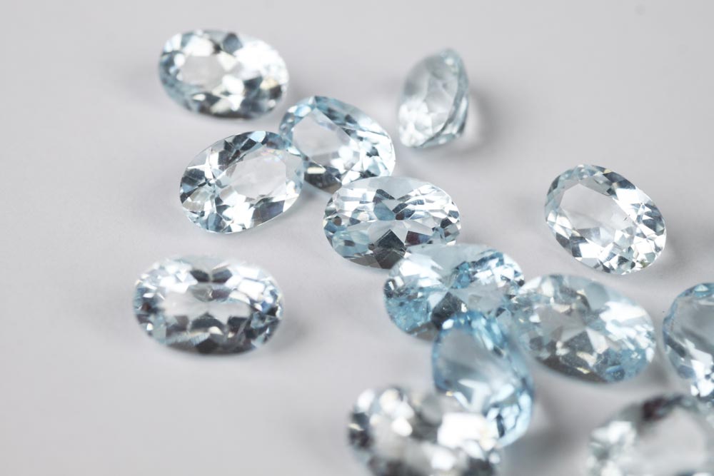 Aquamarine Oval 6x4 mm