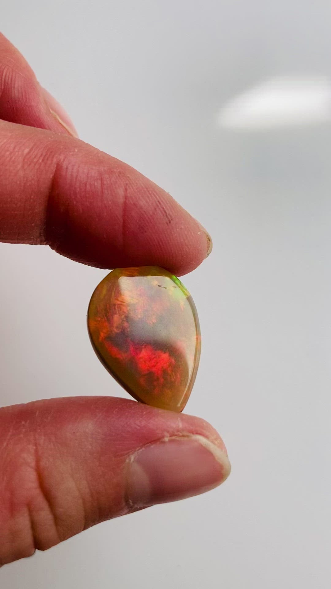 Dark Wollo Opal Pear 11 ct