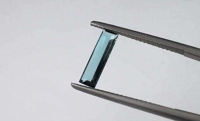 Indicolite Tourmaline Baguette 0.8 ct