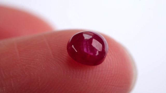 Ruby Cabochon Oval 0.98 ct