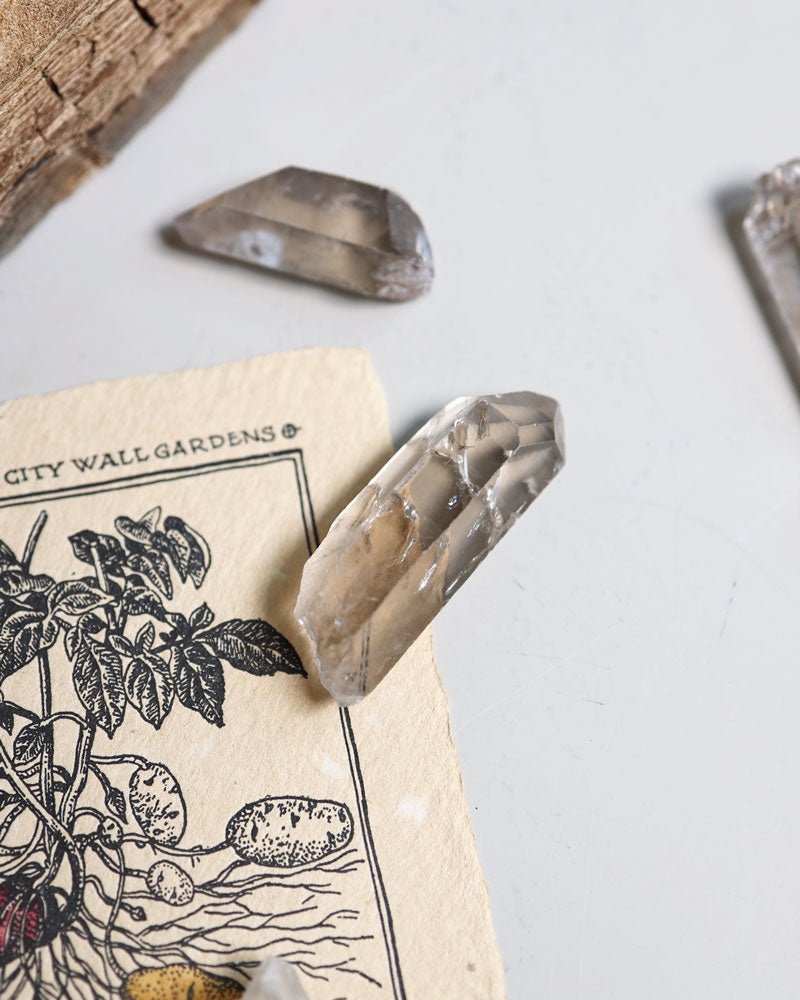 Lemurian Smokey Quartz Crystal 23 gr