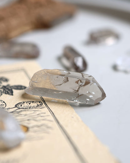 Lemurian Smokey Quartz Crystal 23 gr