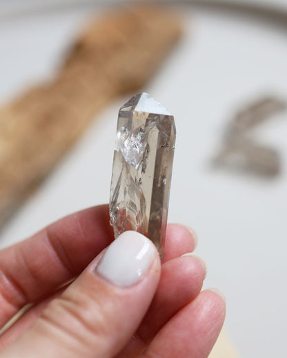 Lemurian rökkvarts kristall 12 gr