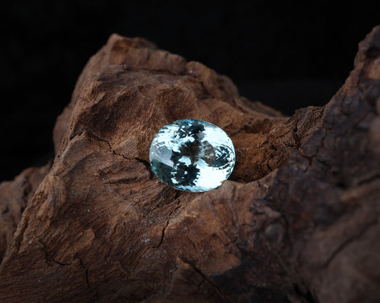 Paraiba-turmalin oval 14 ct