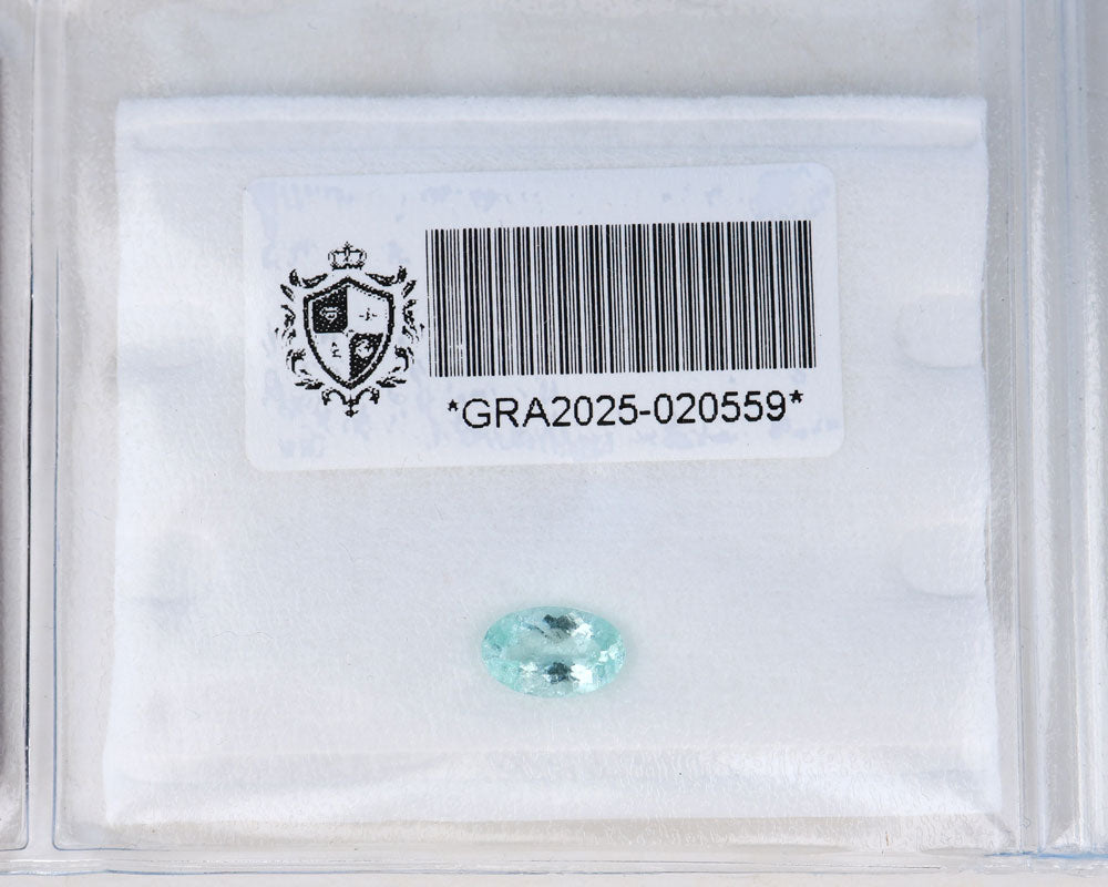 Paraiba Turmalin 1.38 ct certifierad 