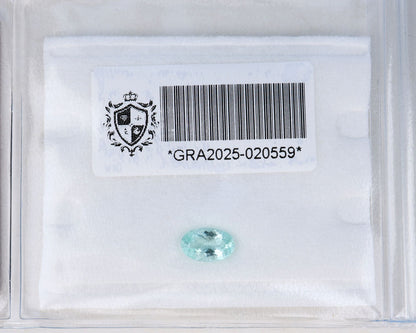 Paraiba Turmalin 1.38 ct certifierad 