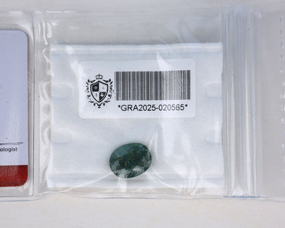 Paraiba Turmalin 7.63 ct certifierad 