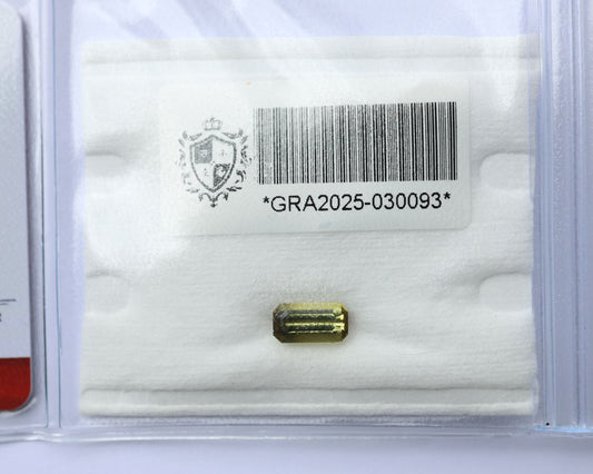 Certifierad turmalin 1.76 ct