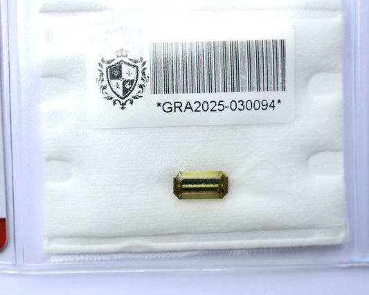 Certifierad turmalin 1,98 ct