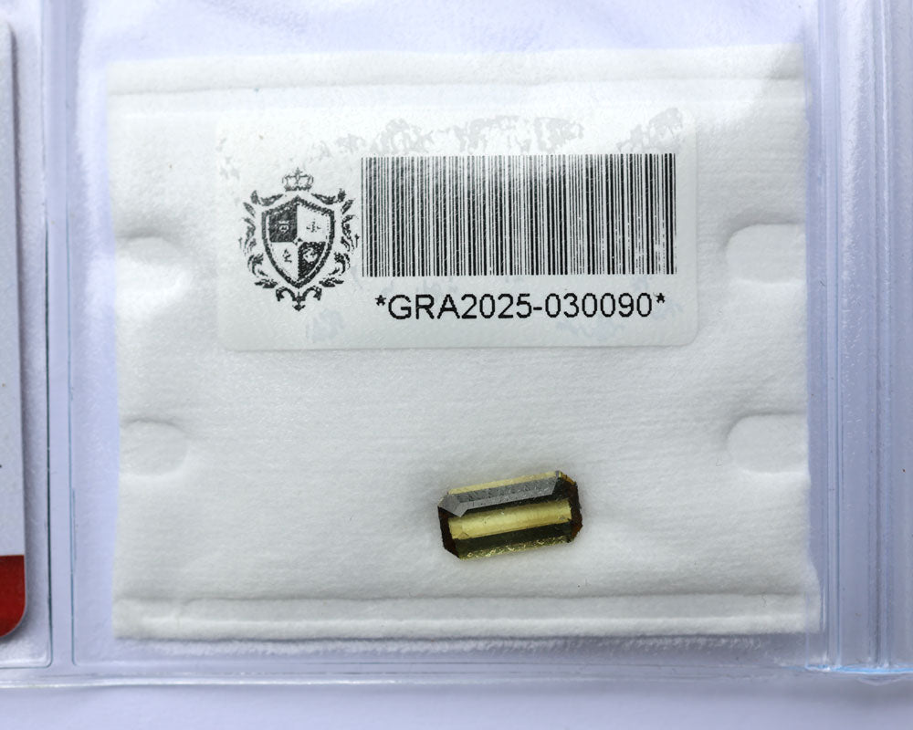 Certifierad turmalin 2,11 ct