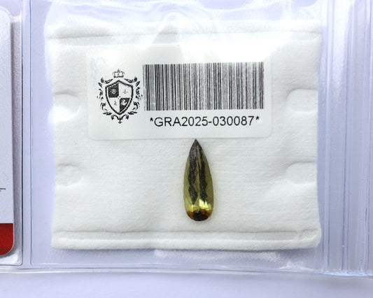Certifierad turmalin 3,31 ct