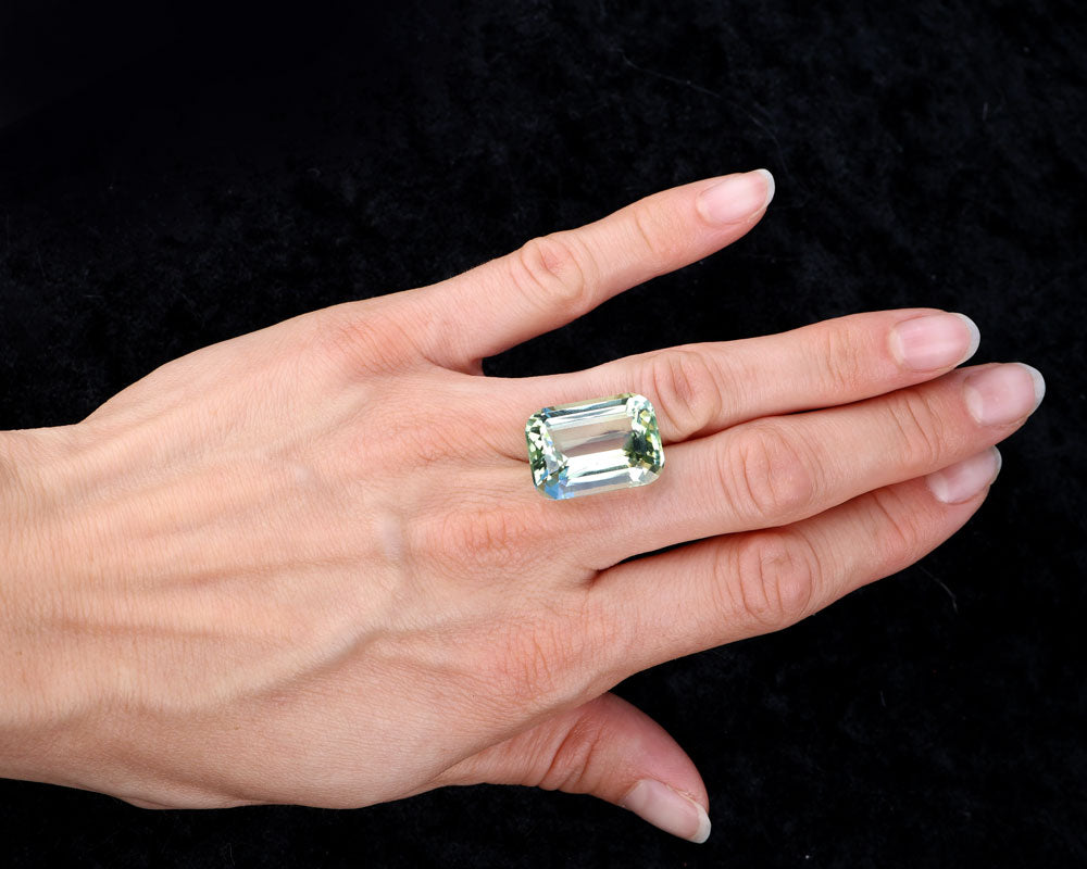 Turmalin Pastellgrön 28.3 ct