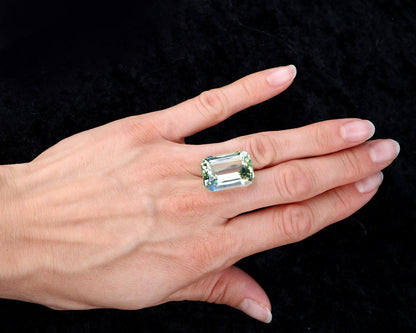 Turmalin Pastellgrön 28.3 ct