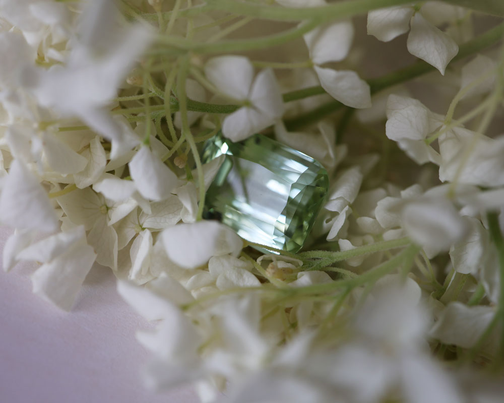 Turmalin Pastellgrön 28.3 ct