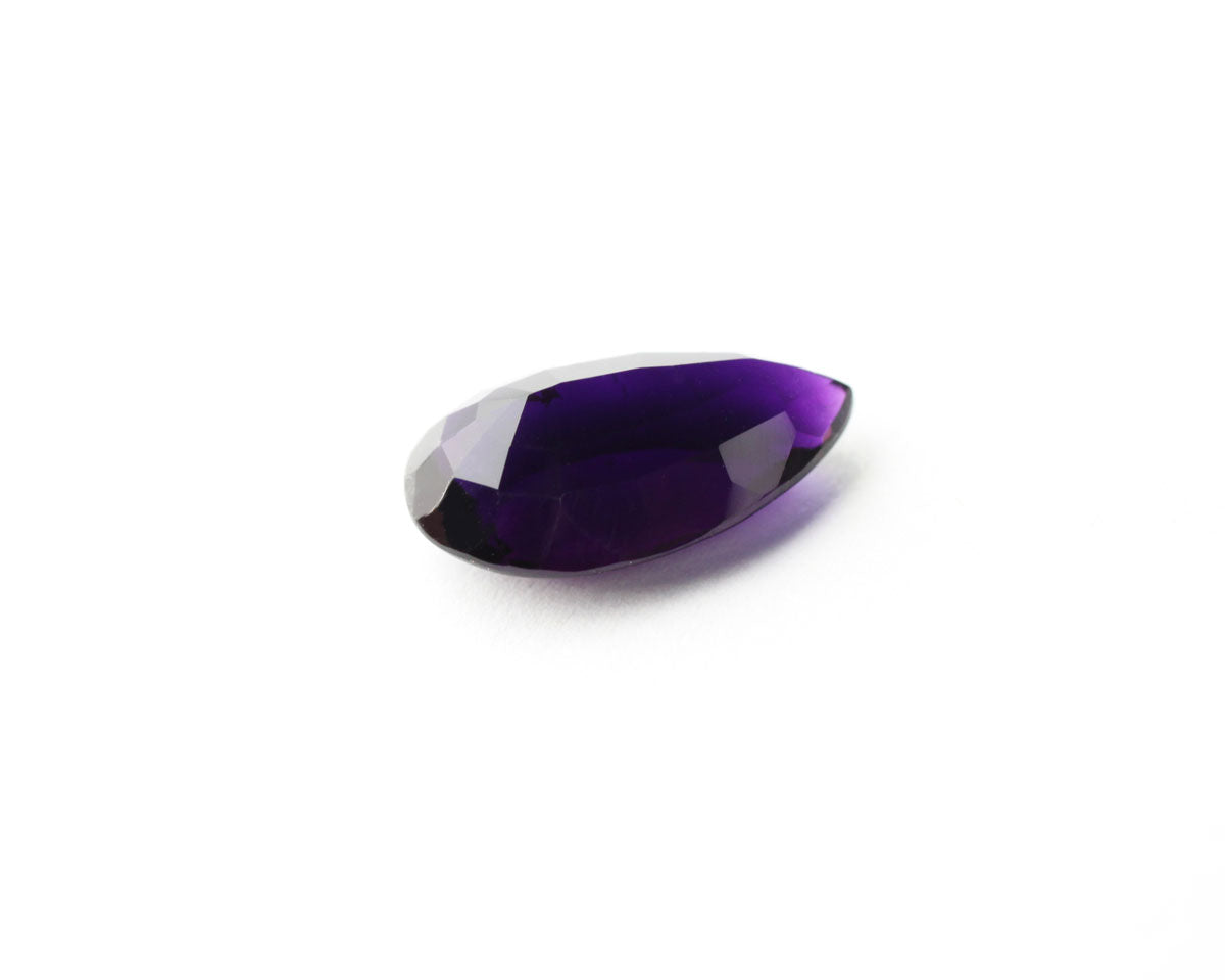 Amethyst drop 12 mm 2 ct