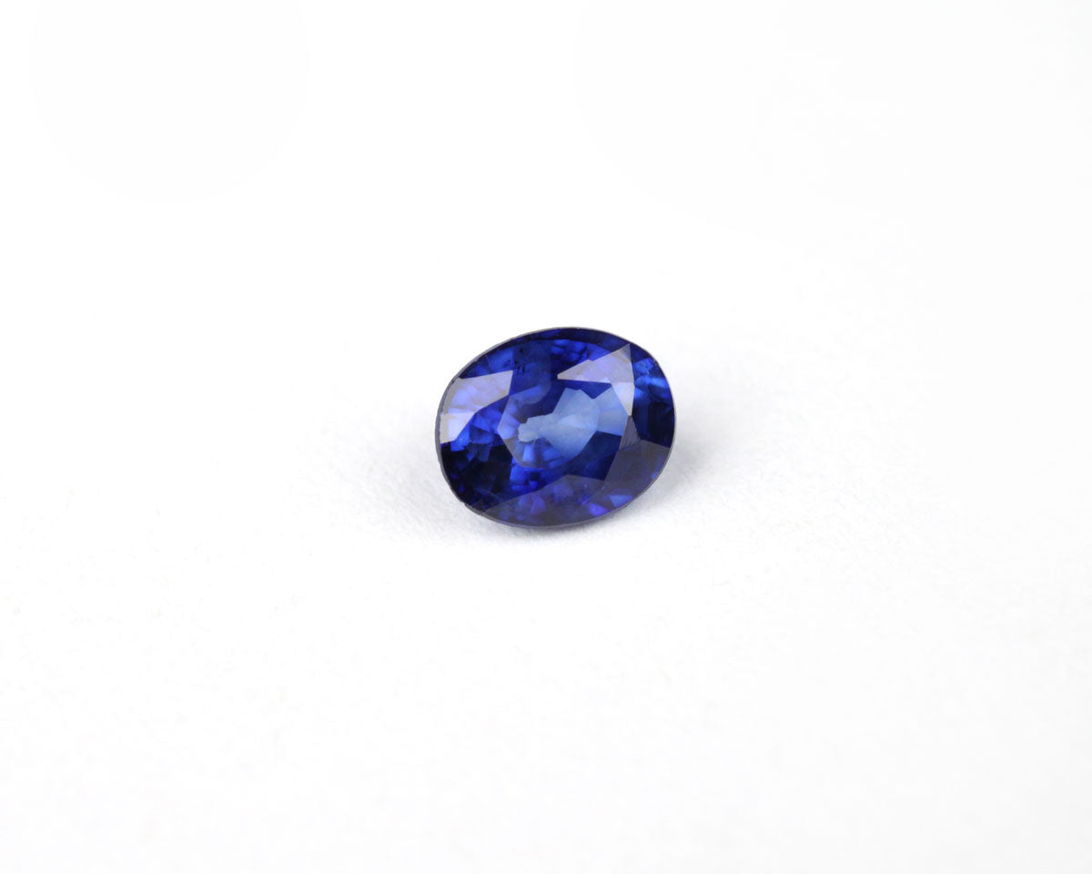 Sapphire blue oval 0.52 ct