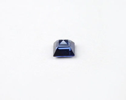 Safir blå fyrkantig 3,7 mm 0,33 ct