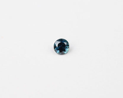 Sapphire round blue 3 mm 0.18 ct