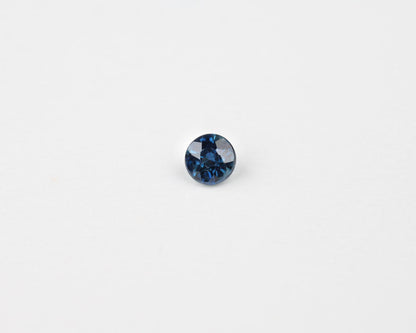 Safir blå rund 3mm 0.17 ct