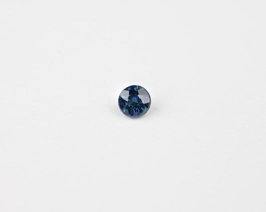 Safir blå rund 3mm 0.17 ct